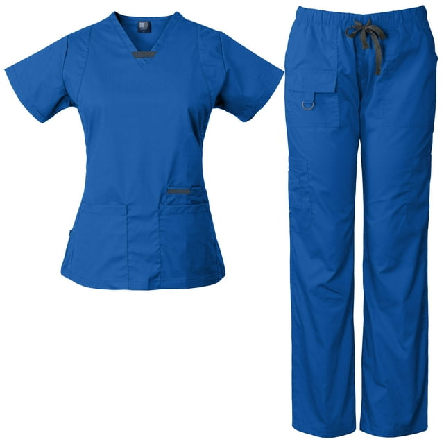Women's Utility Multi-Pocket Medical Scrub Set, Style 2043 - Walmart.com