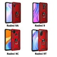 thumbnail image 3 of Shockproof Armor For Xiaomi Redmi 9A 9C 9T Case Phone Case for Redmi Note 7 8 Pro Ring Stand Bumper Silicone Phone Back Cover Rose gold For Redmi Note7Pro, 3 of 6