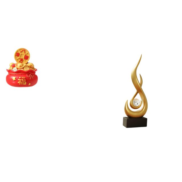 Escultura de escritorio,Estatua de la Cuenca del Tesoro,regalo de cumpleaños de Feng Shui,Escultura abstracta de fuego,Estatua de arte abstracto para decoración del hogar,Escultura de fuego