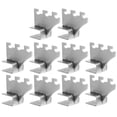thumbnail image 1 of 10pcs Square Tube Connector Stainless Steel Bracket Clothes Rack Accessories, 1 of 7