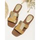 thumbnail image 1 of Fashionable Slide Sandals Women Colorblock Flat Sandals, 1 of 4