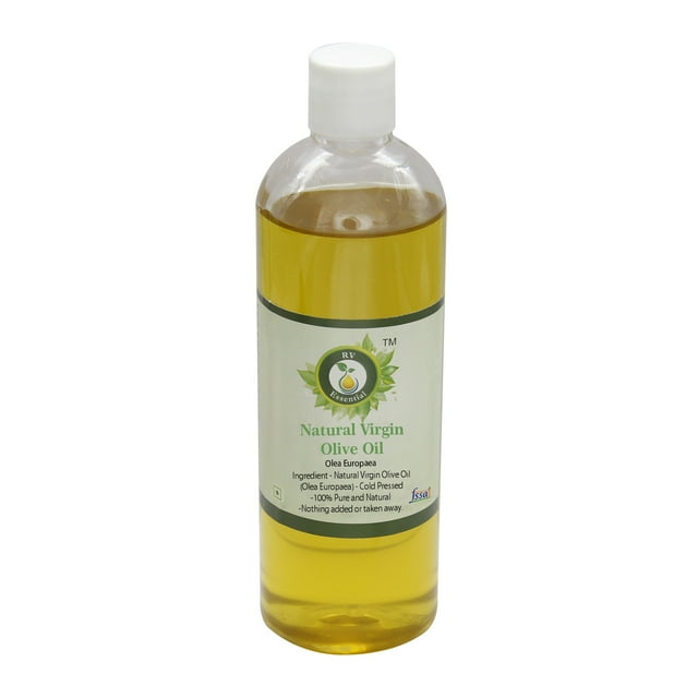 Natural Virgin Olive Oil Olea Europaea For Skin Moisturizes Skin Anti Aging For Nails For Hair For Hair Growth Pure Natural Cold Pressed 100ml 3.38oz By R V Essential