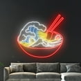 thumbnail image 5 of Handmadetneonsign Wave Ramen Neon Sign, Japanese Ramen Noodles Led Sign, Ramen Noodle Bowl Neon, 5 of 5