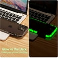 thumbnail image 3 of Luminous Phone Case for iPhone 11 6.1 inch, Fluorescence TPU Shining in The Darkness Night Glowing Frame Transparent Soft Back Cover Shockproof Protector Thin Light up Bumper Case - Green, 3 of 15