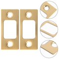 thumbnail image 2 of 4pcs Door Reinforcement Plate Door Lock Repair Backplate Stainless Steel Door Strike Plates, 2 of 2