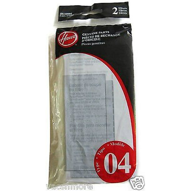 2pk Genuine Hoover Allergen Final Filters 40110004