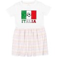 thumbnail image 3 of Inktastic Italian Soccer Girls Toddler Dress, 3 of 5