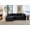 Black, variant on 94.5 Inch Boneless Upholstered L‑Shaped Corner Sectional Sofa, Corduroy Deep Seat Couch with Right Chaise, Modern Furniture for Living Room Bedroom Apartment, Black