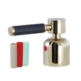 thumbnail image 2 of Kingston Brass Kaiser KB6322DKL 3-Handle Bidet Faucet, Polished Brass, 2 of 4