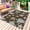 Brown, variant on Navy Blue Coastal Outdoor Rug for Patio/Deck/Porch, Non-Slip Large Area Rug 5 x 8 Ft, Summer Beach Sea Turtle Starfish Nautical Indoor Outdoor Rugs Washable Area Rugs, Camping Rug Carpet Runner
