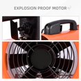 thumbnail image 6 of Flroha Portable Utility Blower Fan | 110v Fume Ventilation Extractor | High Velocity Industrial Ventilator, Exhaust Axial Hose Fan, Powerful Floor Blower for Shipyards, Basements, 6 of 9