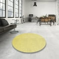 thumbnail image 4 of Ahgly Company Machine Washable Indoor Square Transitional Golden Brown Yellow Area Rugs, 6' Square, 4 of 7