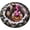 #B, variant on Xlulu Abyss Quilted Round Mat,3D Halloween Rug, Halloween Round Rug Spooky Ghost Pumpkin Optical Circular Floor Mat Halloween Decor Non Doormat