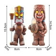 thumbnail image 7 of Travelwant Solar Lights Outdoor Garden Decor- Easter Garden Statues and Tiki Figurines for Bar Patio Lawn Yard Decorations | Auto On/Off & Long Working Hours, 7 of 7