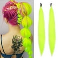 thumbnail image 4 of Ponytail Extension with Tie - 1 Pack Colored Wig Braid, 26 Inch Long, Soft No-Shed Hairpiece, High Ponytail Styling Accessory for Women, Festival Halloween Christmas Thanksgiving Makeup Organizers, 4 of 7