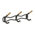 thumbnail image 2 of Family Coat Wall Rack, 3Hook, Black, 2 of 4