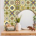 thumbnail image 2 of ziyahi Wall Tile Vinyl Flower Wall Sticker Mural Tile Decal Waterproof Self-Adhesive Tile Sticker, MZ-2-135, Large, 2 of 9