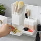 thumbnail image 4 of Caja para lápices de oficina, caja de papelería plegable y estable, estuche de maquillaje magnético para escritorio, caja de papelería plegable y estable, la mejor de su clase, 4 of 8