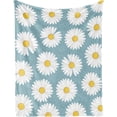 thumbnail image 1 of LHSHID Flower Daisy Gifts Blanket Flannel Soft and Comfortable Anti static Bed Sofa Blanket 60x80in, 1 of 6