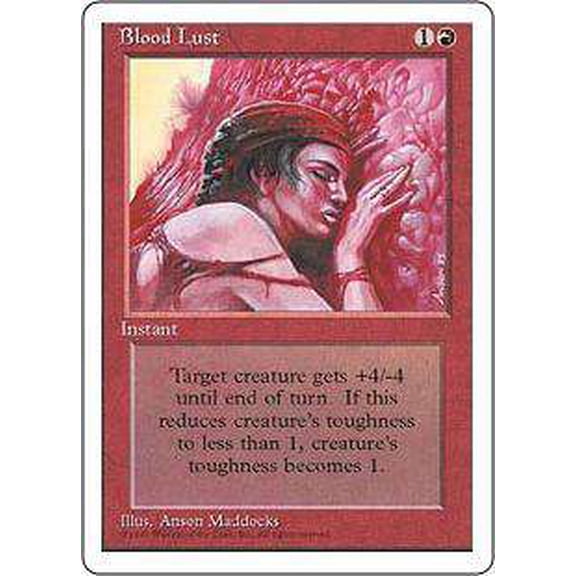 MtG 4th Edition Common Blood Lust