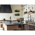 thumbnail image 4 of Moen S3955BL Paterson Deck Mounted Kitchen Soap Dispenser with Above the Sink Refillable Bottle, Matte Black, 4 of 6