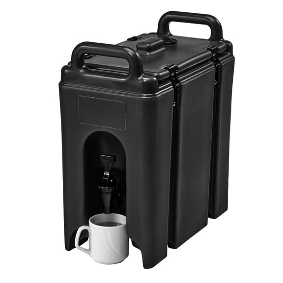 Cambro 2.5-gallon Black Camtainer