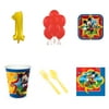Mickey Mouse Party Supplies Party Pack For 24 With Gold #1 Balloon