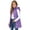 Purple, variant on Cethrio Girls Puffer Vests Size 10-12, Mid-length Lightweight Sleeveless Quilted Winter Outerwear with Zipper Pink