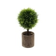 thumbnail image 2 of Artificial Green Potted Plant for Home and Office Decoration Plastic Faux Greenery, 2 of 6