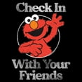 thumbnail image 2 of Junior's Sesame Street Elmo Check In With Your Friends Graphic T-Shirt, 2 of 4