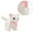 White, variant on KUFptva Meowing Plush Cat Toy Cute Stuffed Musical Electric Walking Toy Christmas for Toddlers Boys Girls