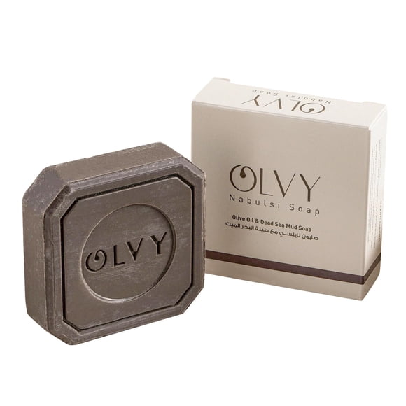 Olvy Original sulfar Jabón en barra de aceite de oliva 3.5 oz Hidratante para pieles secas y sensibles Vegano Natural Inspirado en el jabón tradicional palestino (aceite de oliva y barro del Mar Muert