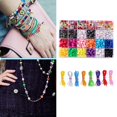 thumbnail image 4 of Suministros de Espaciadoras de Colores de 24 Rejils con 8x de Cuerdas Elásticas, Espaciadoras DIY, para Soledad Cuentas espaciadoras, 4 of 10