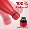 thumbnail image 5 of Neihepal 12oz Stainless Steel Insulated Water Bottle, BPA Free Cola Flask, Keeps Cold 24H Hot 12H (Red,1), 5 of 7