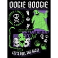 thumbnail image 2 of Men's The Nightmare Before Christmas Oogie Boogie Distressed Graphic Tee Black X Large, 2 of 5
