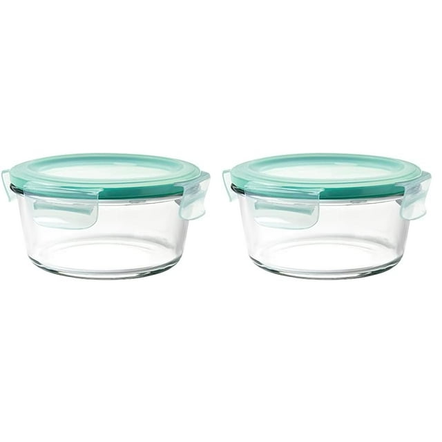 Recipiente de almacenamiento de alimentos OXO Good Grips, 4 tazas, Smart Seal x2