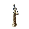 thumbnail image 1 of Estatua de mujer tribal africana decorativa, figura de mujer multifuncional. Estilo A, 1 of 9