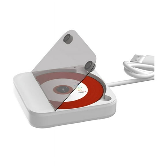 RAPOBRIX Mini Car CD Player External USB/AUX Connection Lossless 3.5 Audio Line Play Portable