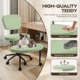 thumbnail image 6 of Waleaf Ergonomic Cross Legged Office Chair, Boucle ADHD & Meditation Chair for Adult, Lumbar Support Swivel Wide Seat, Yoga & Kneeling chair, 6 of 11