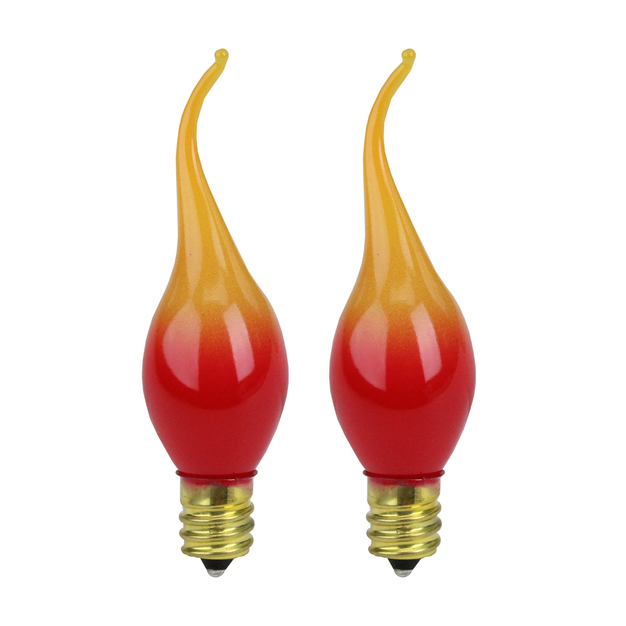 pack 2 red yellow flame electric candle lamp pack 2 red yellow flame electric candle lamp