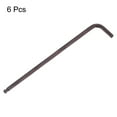 thumbnail image 3 of 6pcs Ball End Hex Key Wrench 5mm L-Shape Extra Long Arm Metric Wrenches, Red, 3 of 8