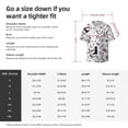 thumbnail image 7 of Fotbe Cowboy print Short Sleeve Button Down Shirts for Men Casual Summer Beach Wrinkle Free Shirt-4X-Large, 7 of 7