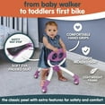 thumbnail image 4 of Pewi YBiker Pewi Elite Walking Ride-on Toy, Purple, 4 of 5