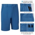 thumbnail image 6 of BASSDASH FP01M 10.5” Mens Fishing Cargo Shorts Quick Dry UPF 50+ Water Resistant, 6 of 7