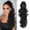 1B#, variant on Ponytail Extension, 22" Claw Ponytail Extensions, Dark Brown Looking Fluffy Clip Pony Tails Hair Extensions for Women (2#, 22 Inch)