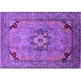 thumbnail image 1 of Ahgly Company Indoor Rectangle Oriental Purple Industrial Area Rugs, 8' x 12', 1 of 4