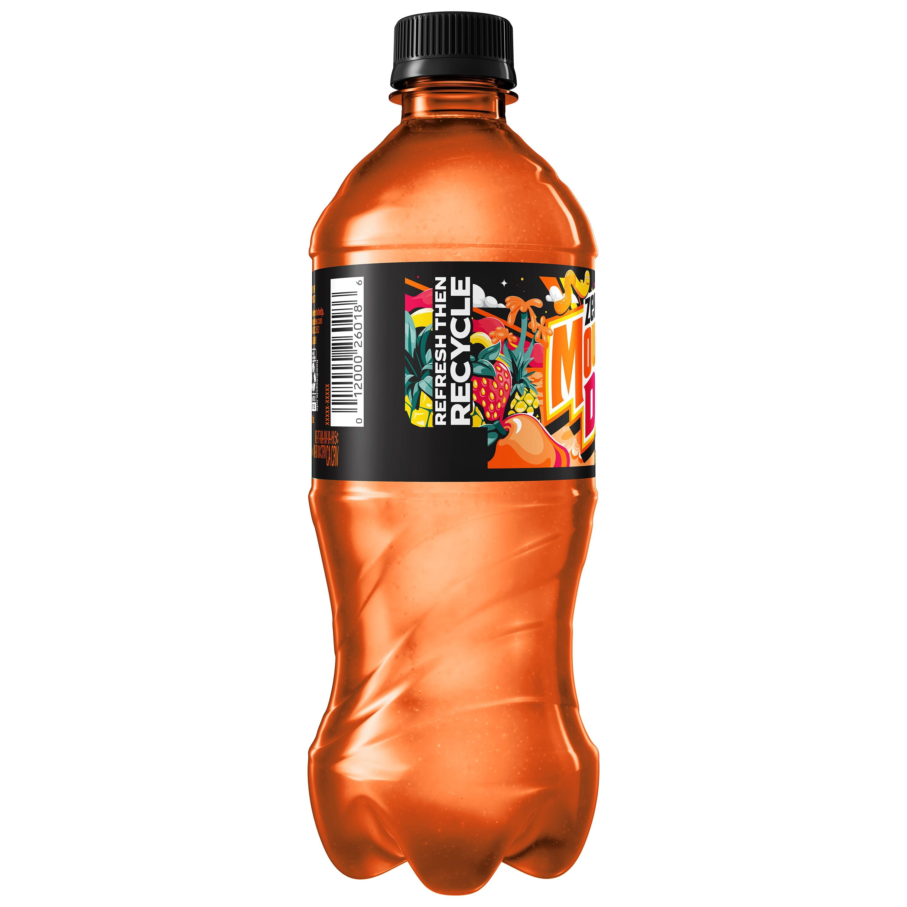 Mountain Dew x Trolli Mango Pineapple Punch Zero Sugar 20 fl oz, 1ct Bottle