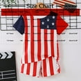 thumbnail image 3 of Utoimkio Toddler Unisex American Flag Summer Outfits Short Sleeve T Shirt Tops and Shorts Set 4th of July Summer Clothes, 3 of 6