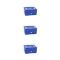 thumbnail image 2 of Guardoinrt Blue Lightweight Portable Metal Money Box - Cash Safe And Organized Durable Small Cash Box Easy To blue 3Set, 2 of 6
