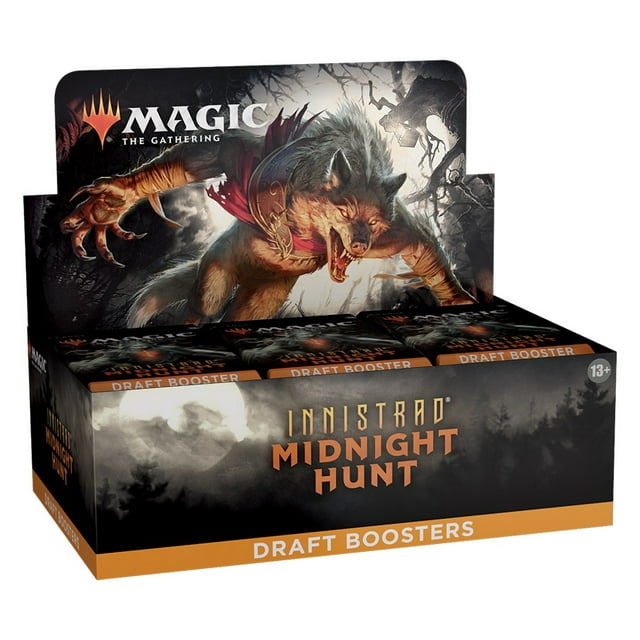 Magic the Gathering: Innistrad: Midnight Hunt Draft Boosters Box 36 boosters per box, 15 cards per pack